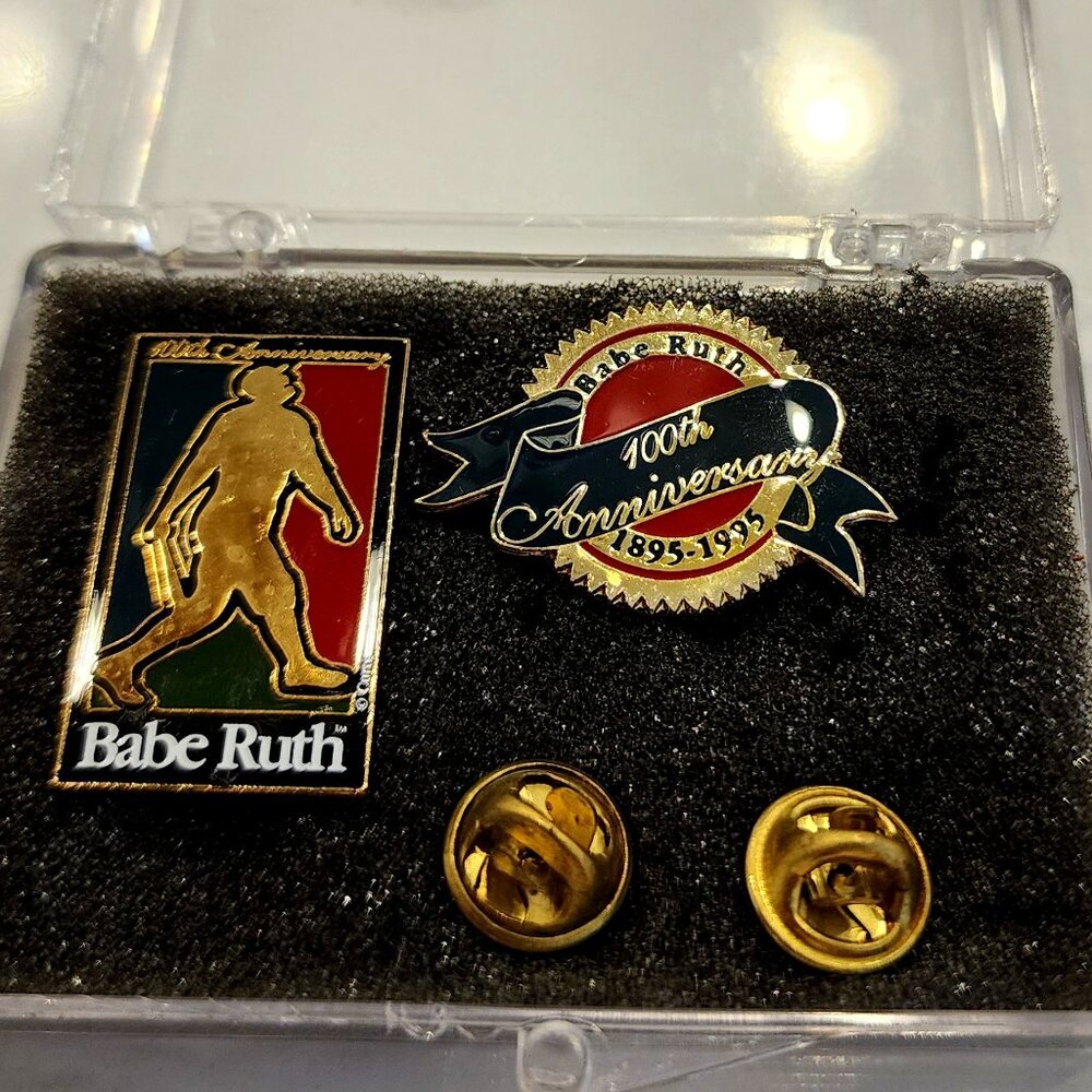 Babe Ruth 100th Anniversary Pin Set